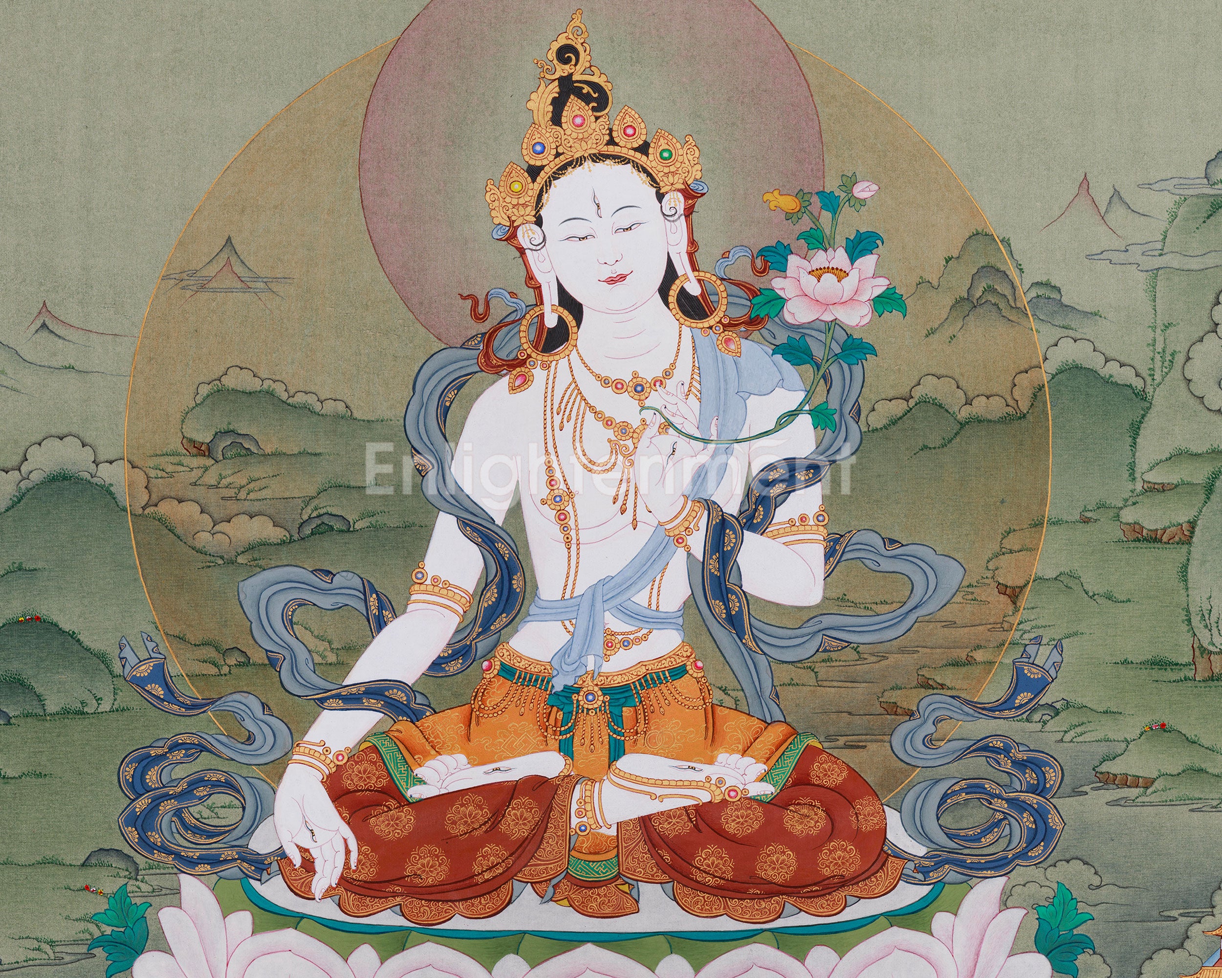 The Divine Compassion of White Tara Female Deity | Goddess of Healing