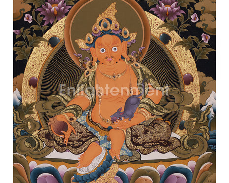 Wealth Deity Dzambhala Artwork |  The Wealth Deity of Tibetan Buddhism