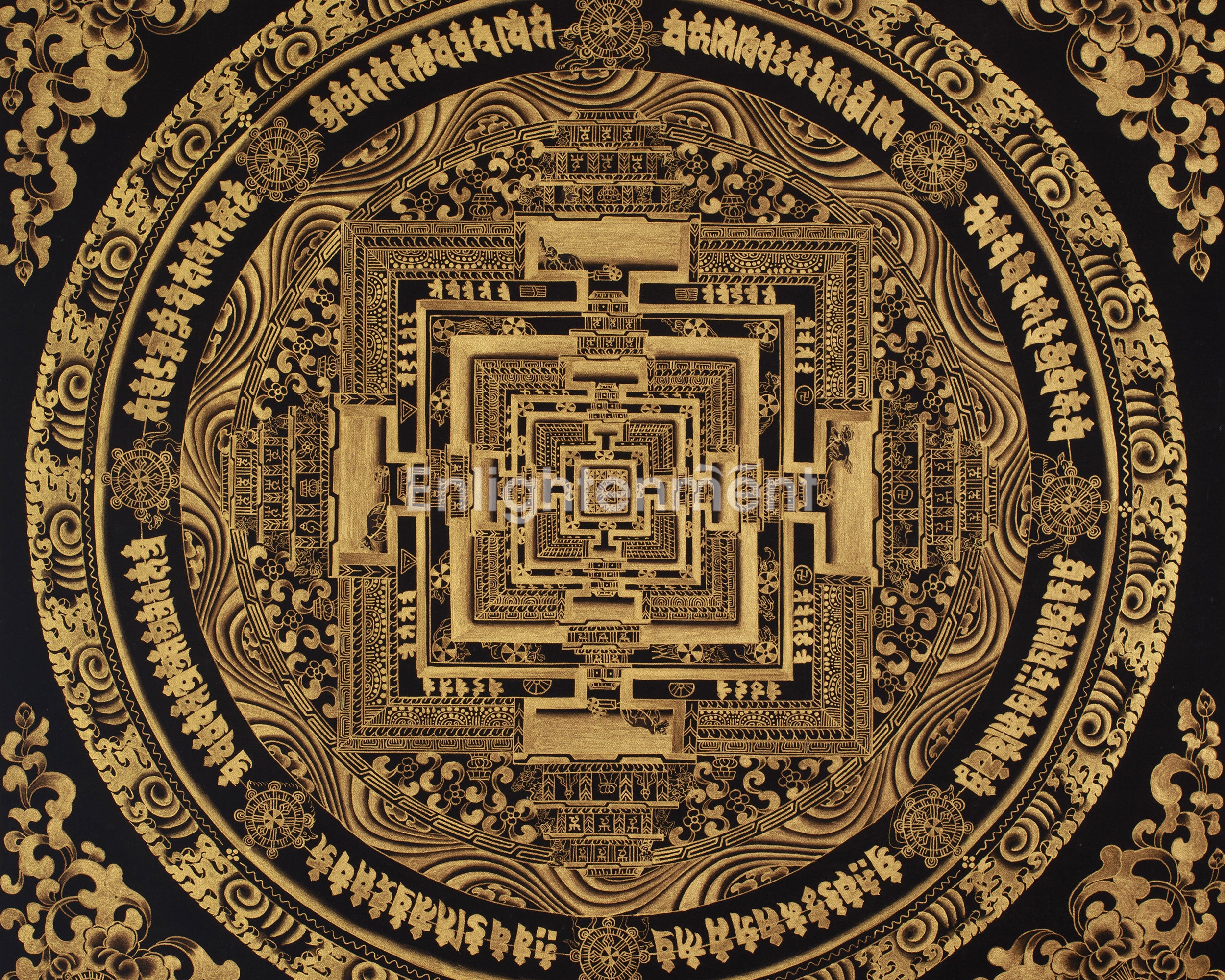 Sacred Kalachakra Mandala | The Wheel of Time | Meditation & Spiritual Altar