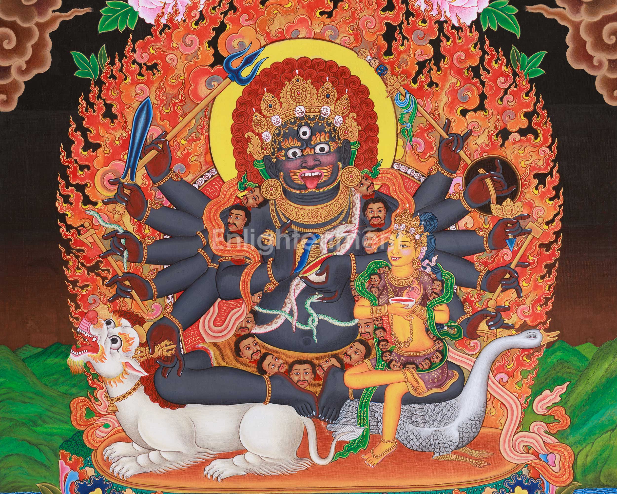 Bhairav and Shakti | The Divine Union of Wisdom and Energy
