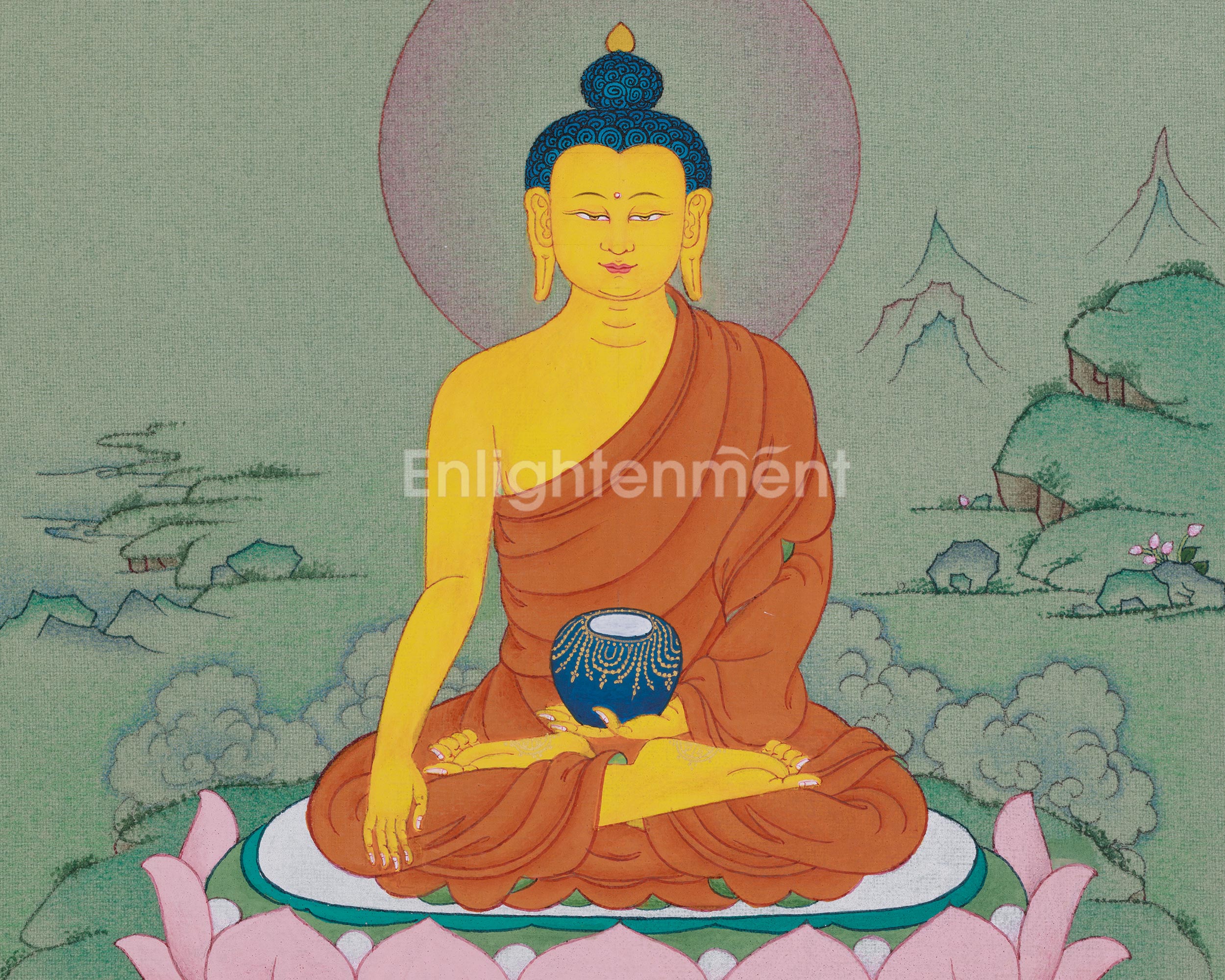 Buddhist Tradition Shakyamuni Buddha Thangka | Dharma Teacher