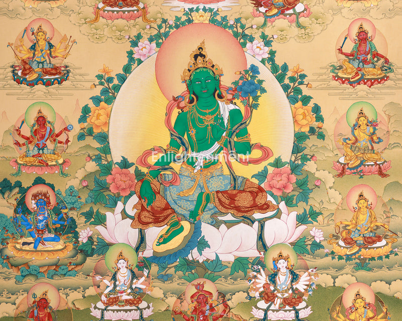 Suryagupta’s 21 Taras Thangka | Manifestations of Compassion and Protection