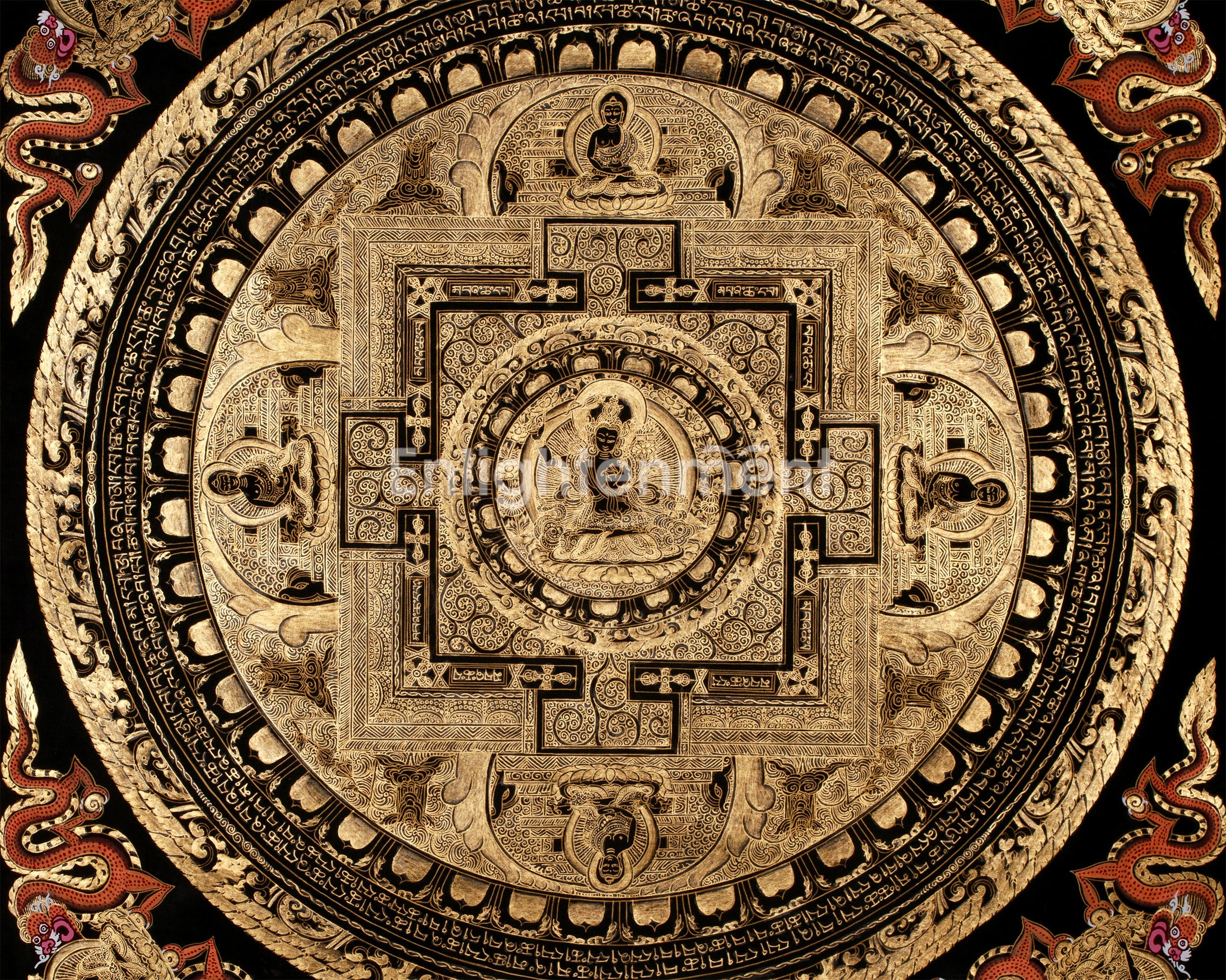 Manjushri Mandala Thangka | Unfolding the Path to Enlightenment