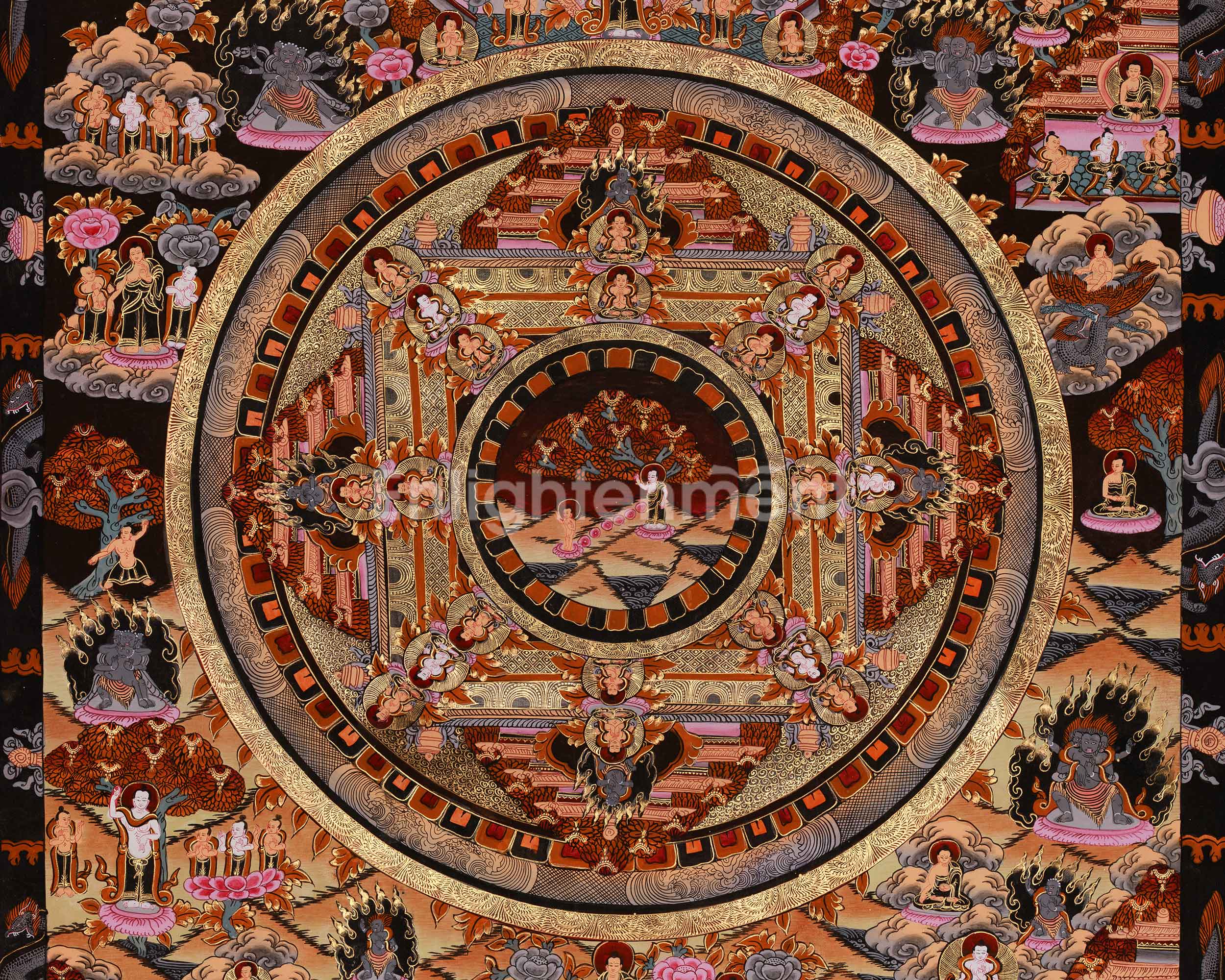 Mayadevi Mandala Painting | The Mother of the Buddha