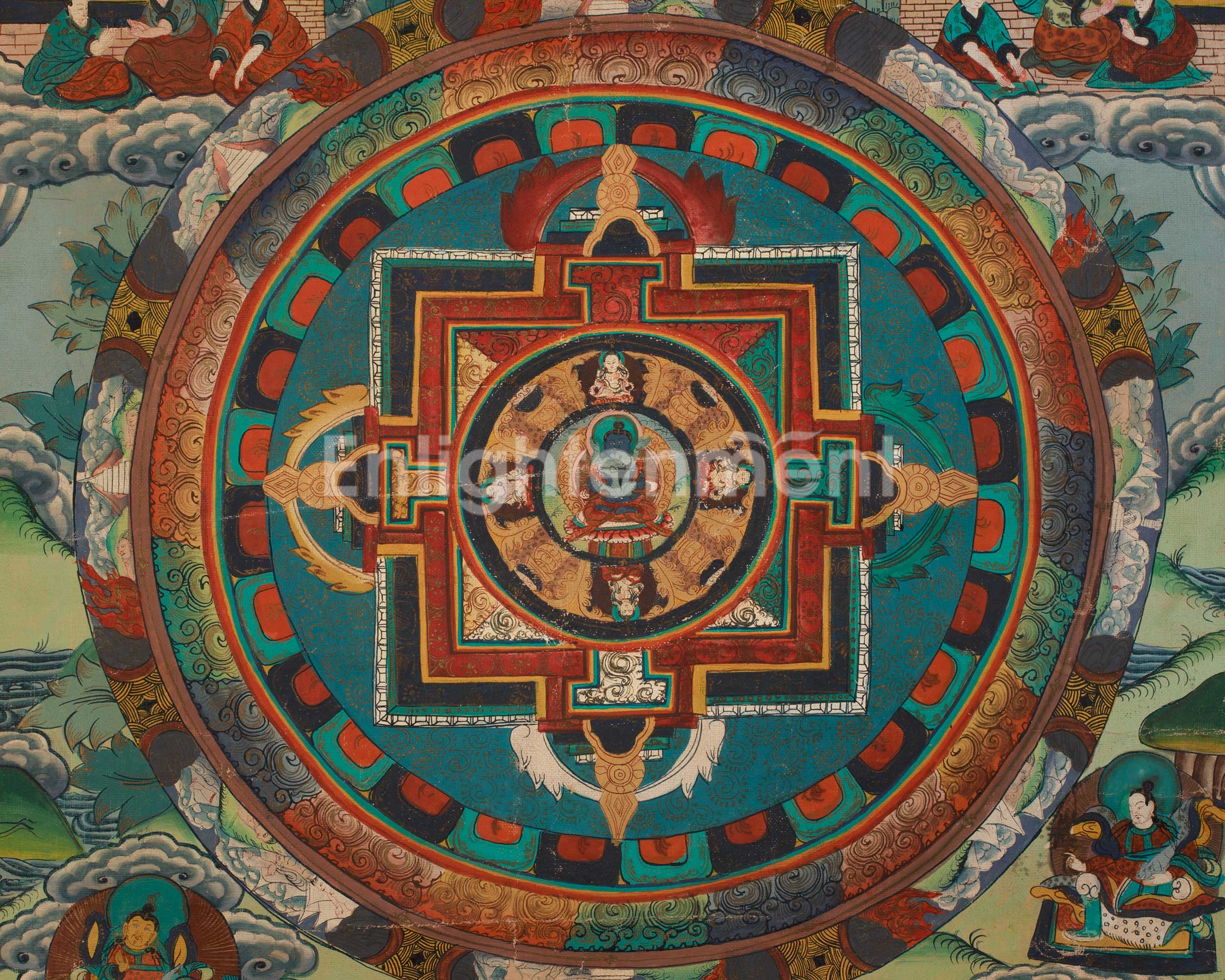 Traditional Art of Samantabhadra Mandala | Embodiment of Universal Benevolence