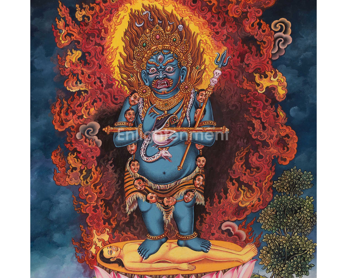 Sakya Mahakala Art | Protector of the Dharma | Destroyer of Illusion