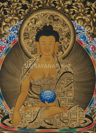 Enlightened Presence: Gautama Buddha Canvas Print | Enlightened One with Disciples