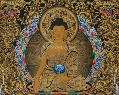 Enlightened Presence: Gautama Buddha Canvas Print | Enlightened One with Disciples