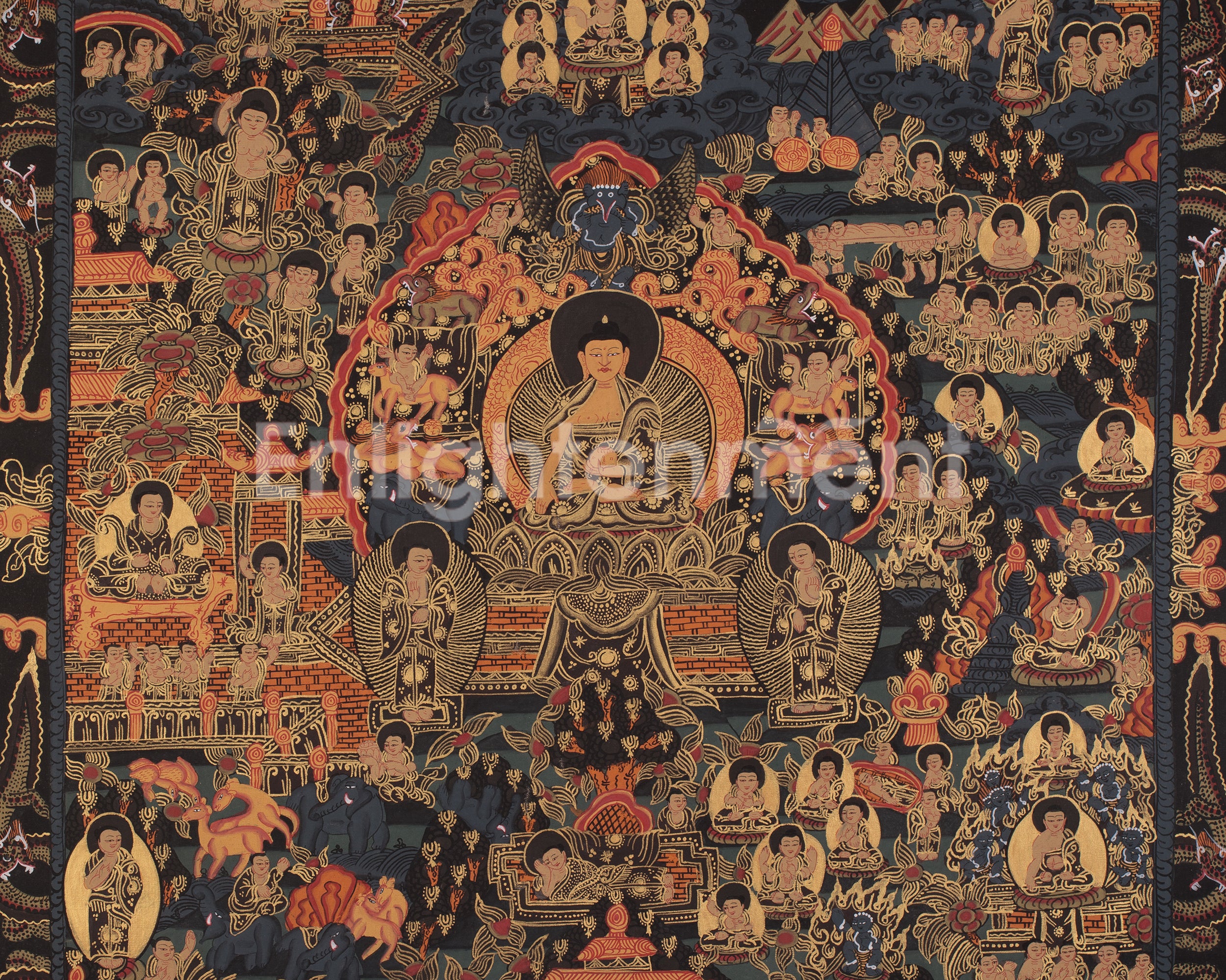Shakyamuni Buddha Life Story Art | A Visual Journey Through the Buddha’s Path of Awakening