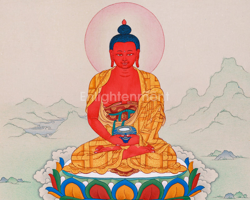 Buddha of Pure Land Amitabha Thangka | Beacon of Infinite Light and Compassion