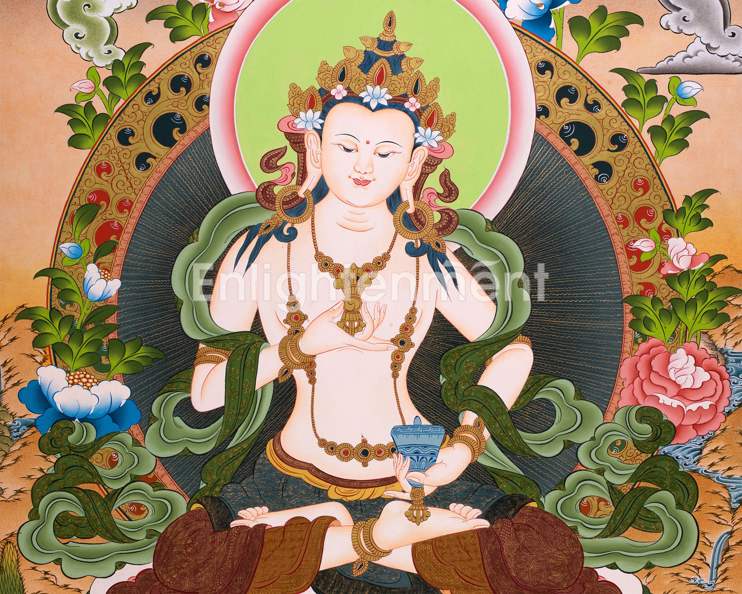 Bodhisattva of Purification, Vajrasattva Thangka | Spiritual Cleansing