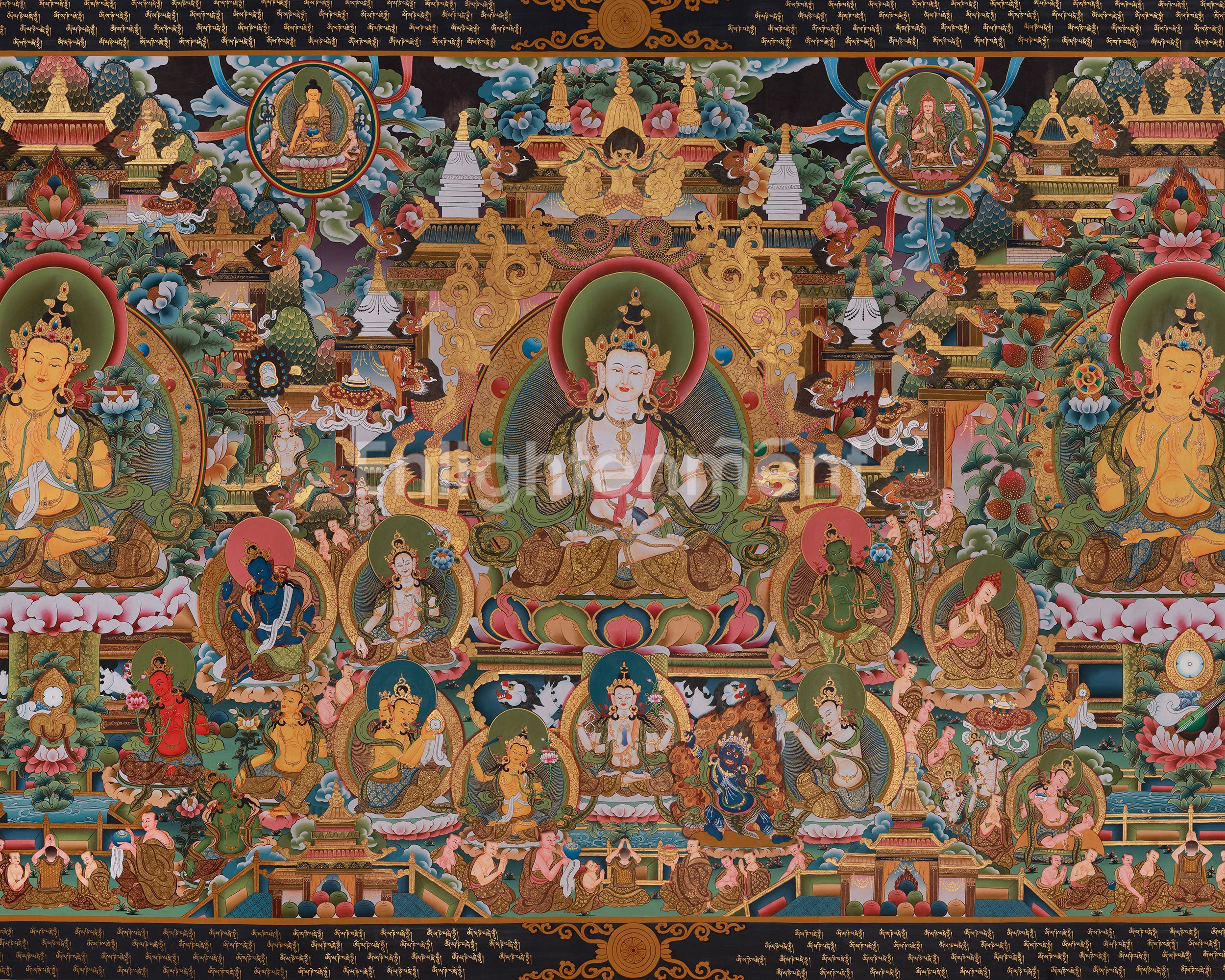 Purification Deity Vajrasattva Thangka | Dorje Sempa Artwork