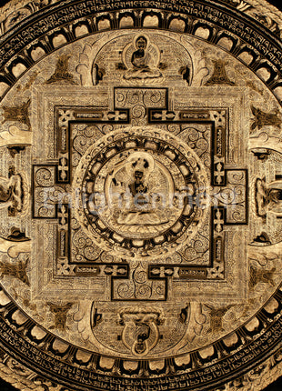 Manjushri Mandala Thangka | Unfolding the Path to Enlightenment