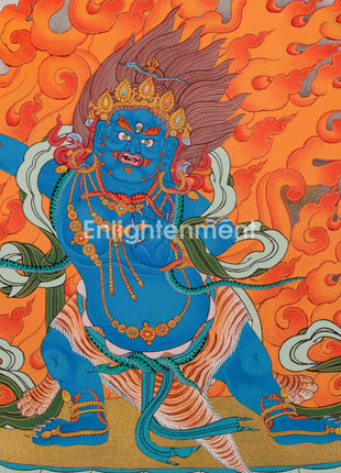 Bodhisattva Vajrapani Thangka | Tibetan Buddhist Art