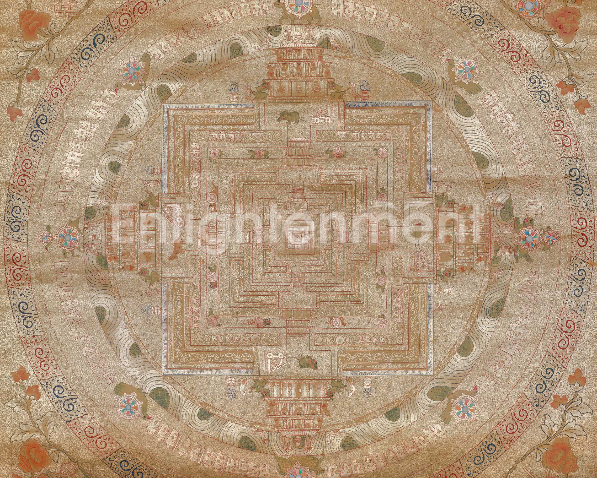 Kalachakra Mandala Himalayan Artwork | Representation of Spiritual Awakening