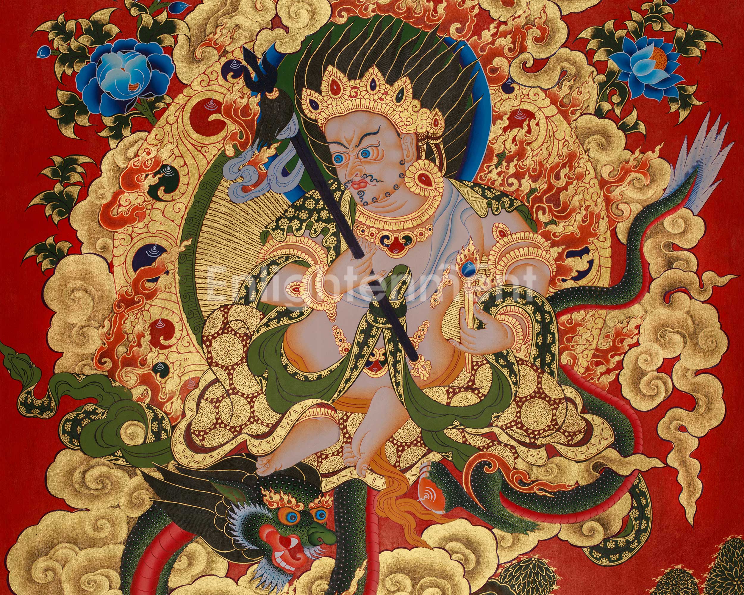 Guardian of Prosperity, White Dzambhala | Wealth Deity of Generosity and Protection