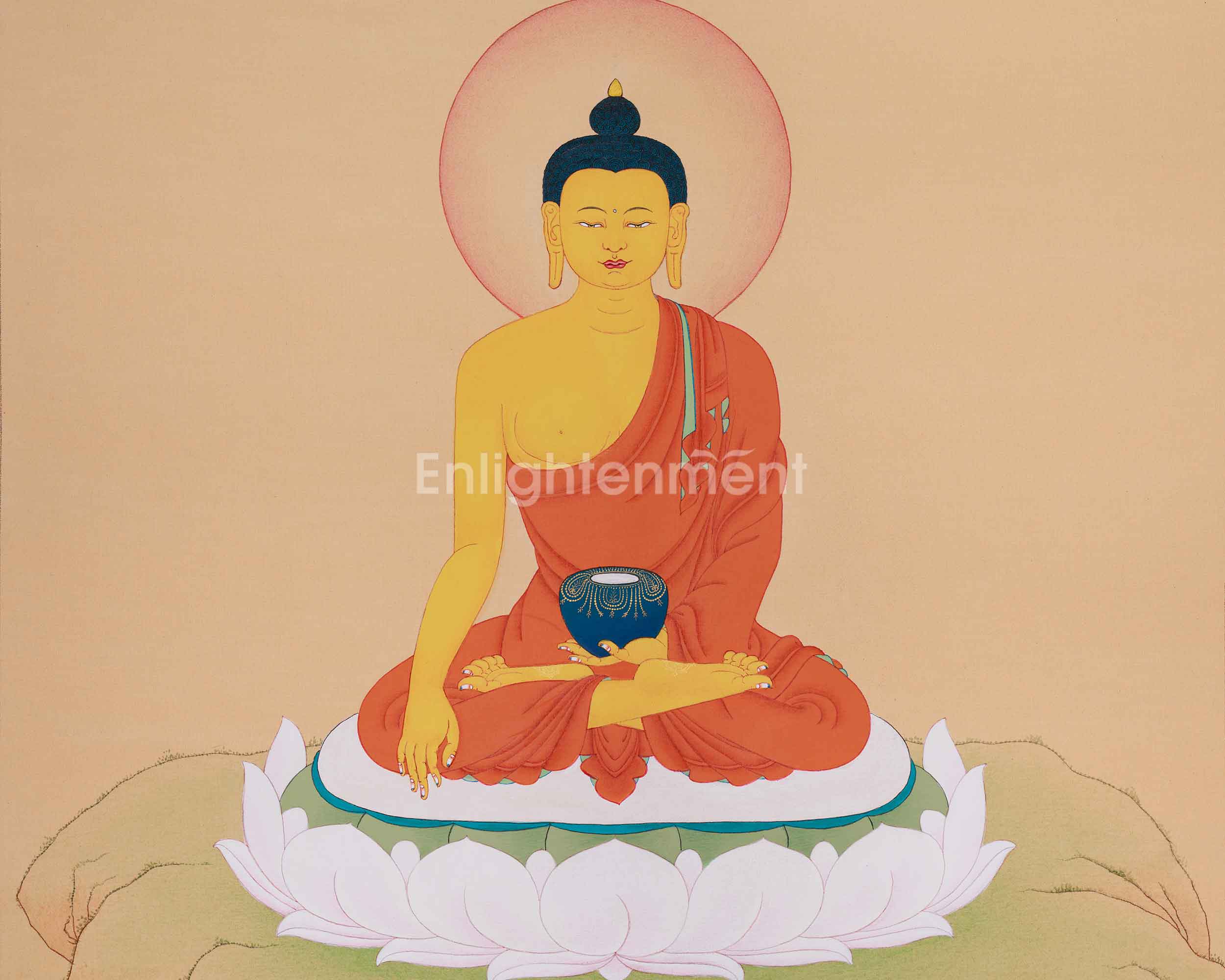 Tibetan Gautama Buddha Painting | Enlightened One