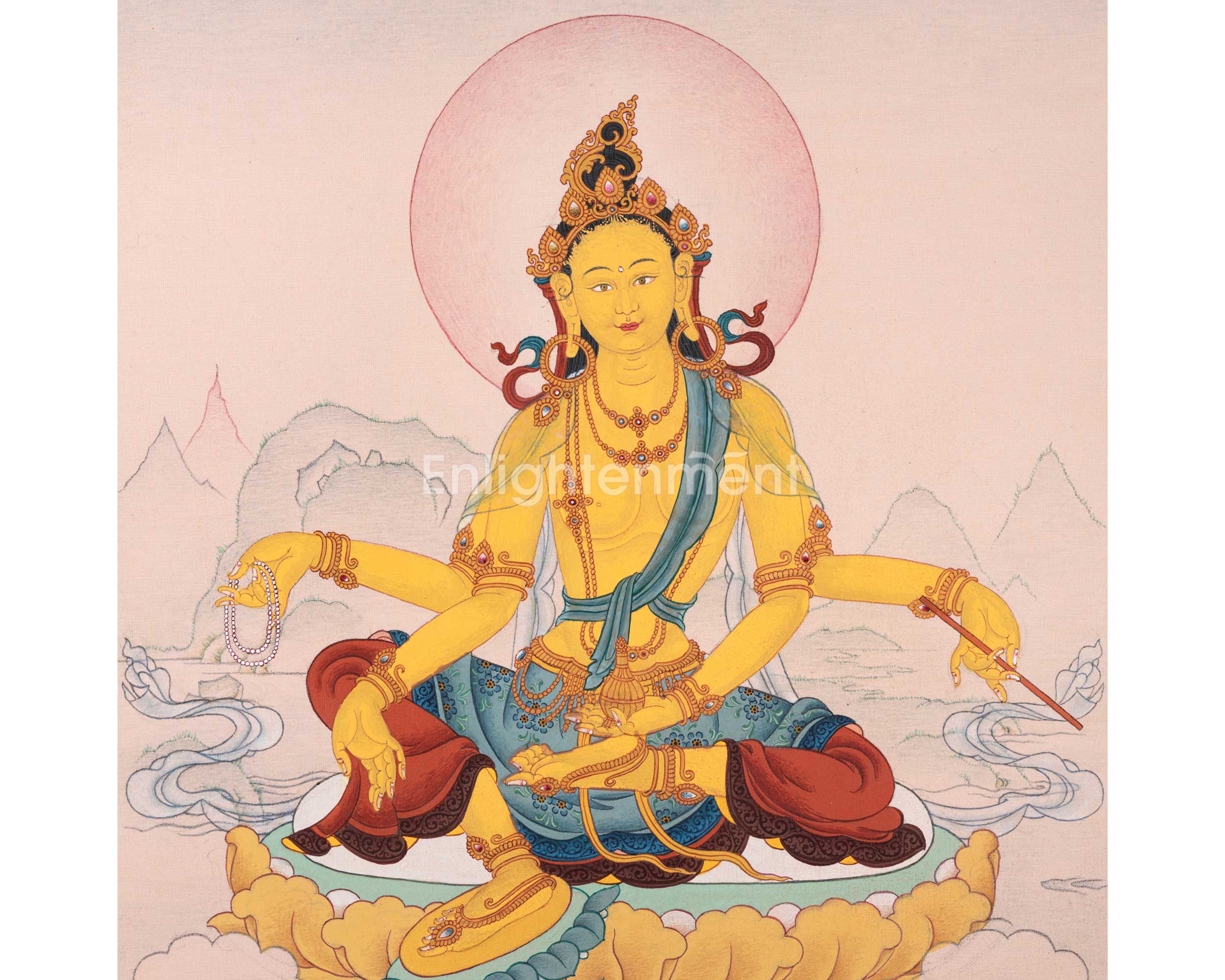 Usnishavijaya Tara | 21 Tara of Surya Gupta Thangka