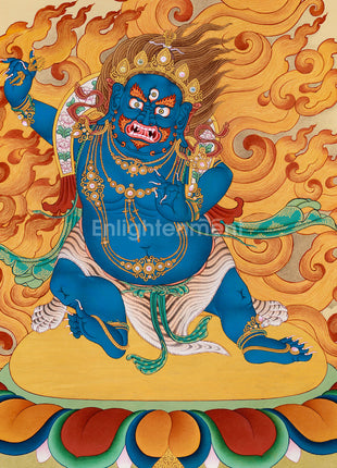 Feirce Power, Wrathful Compassion Vajrapani Thangka