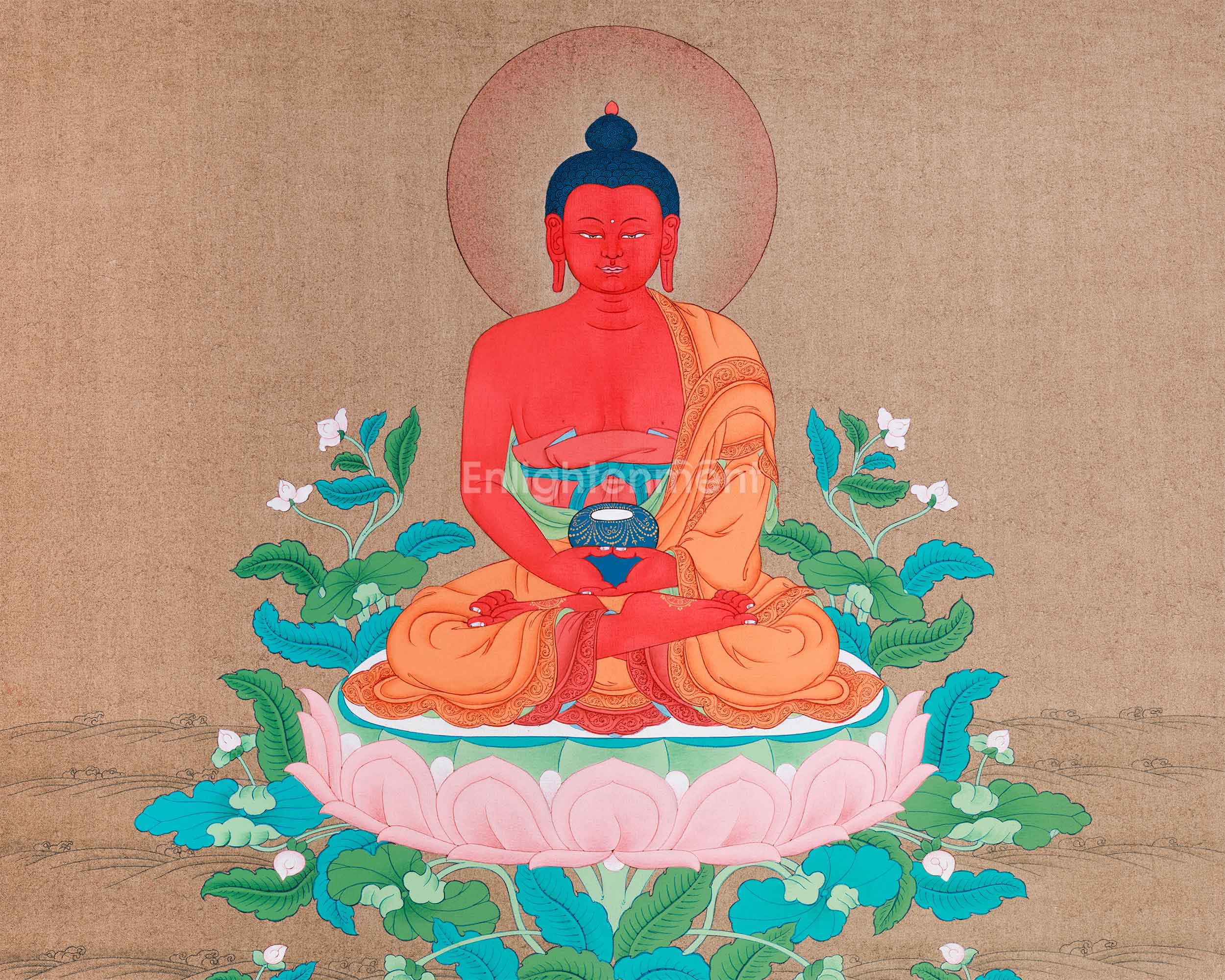 Red Amitabha Buddha