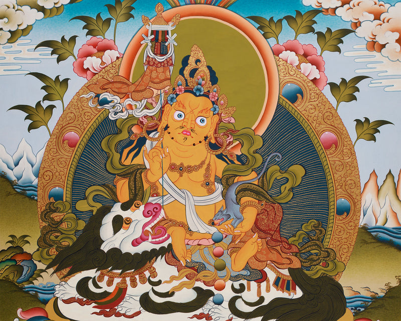 Namtoshe (Vaisravana) Thangka | Guardian King of the North