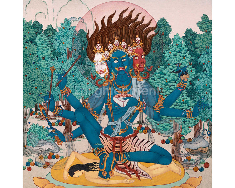 Bhrikuti Tara| 21 Tara of Surya Gupta Thangka