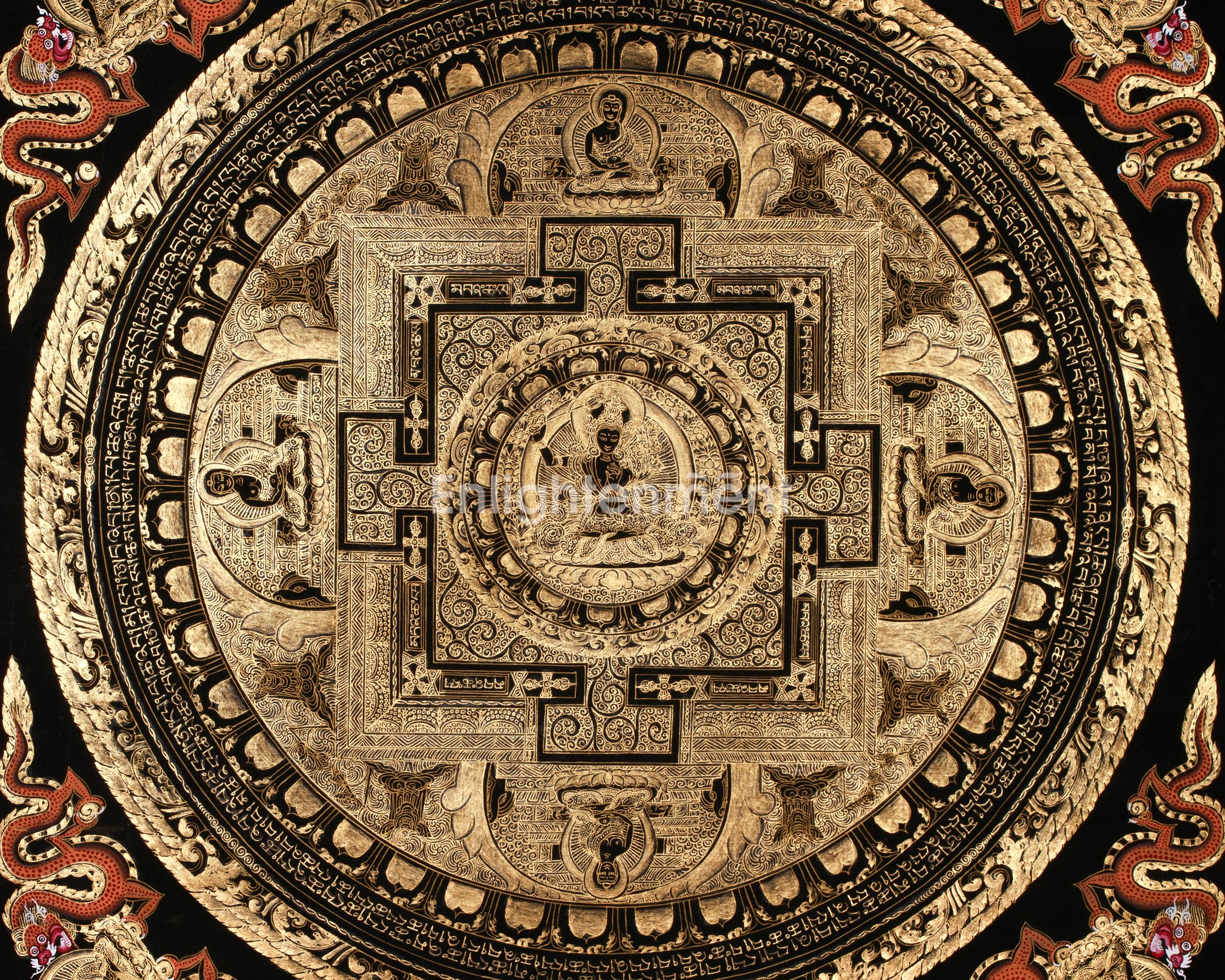 Manjushri Mandala Thangka | Unfolding the Path to Enlightenment