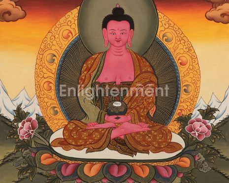 Amitabha, Buddha of Infinite Light | Thangka for Spiritual Awakening