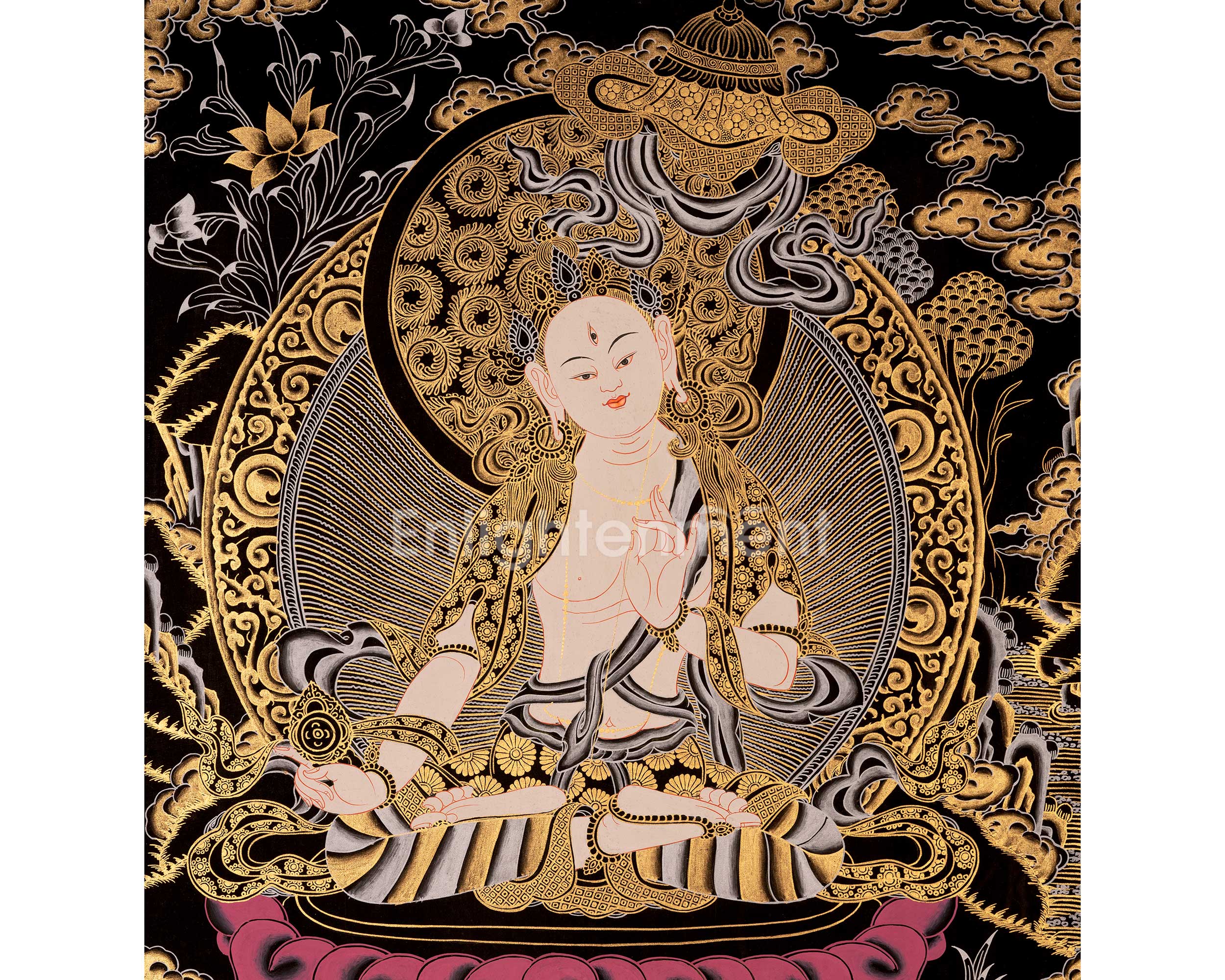 Bodhisattva White Tara | Tibetan Thangka Painting