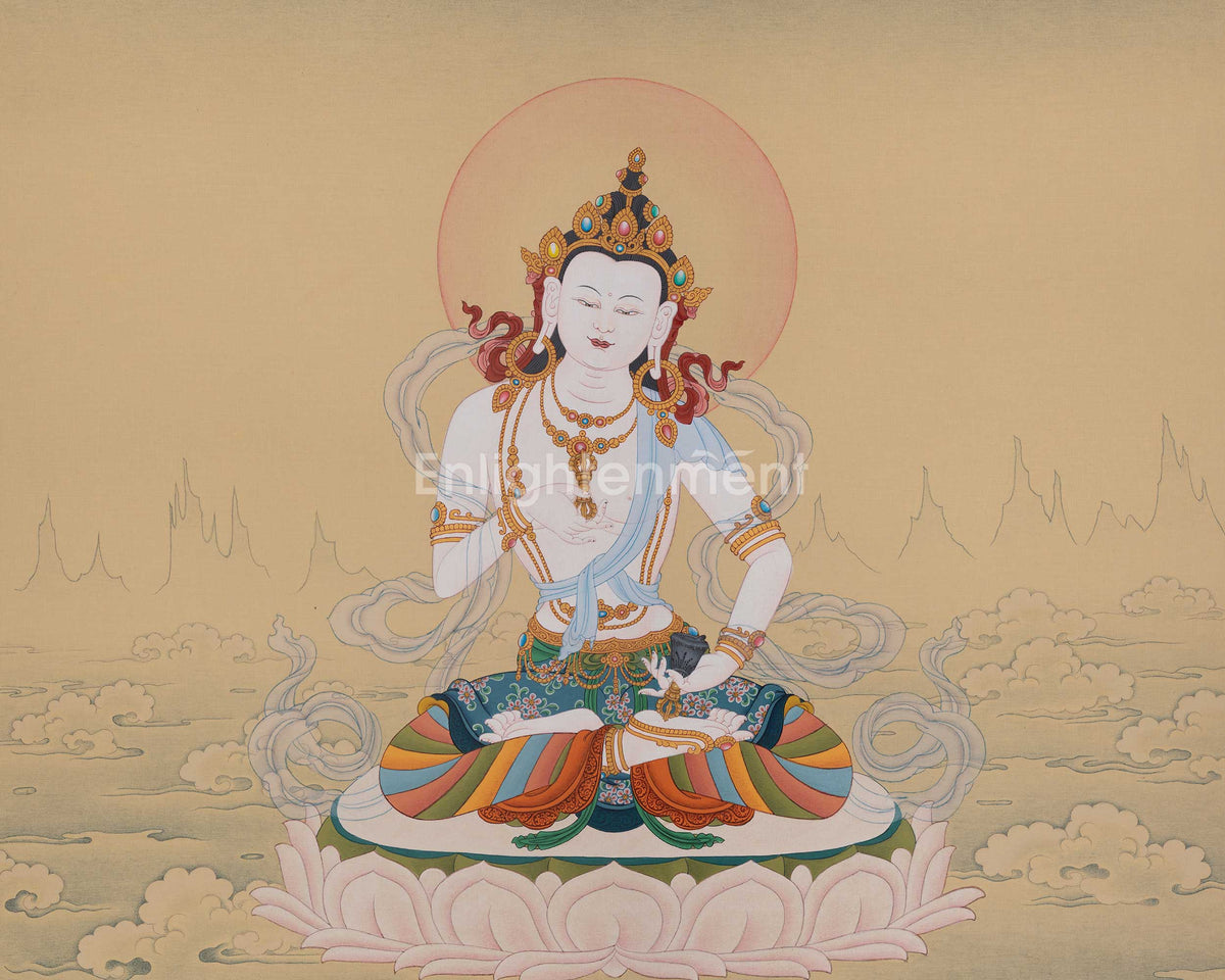 Vajrasattva Buddhist Artwork | The Indestructible Power of Enlightenment