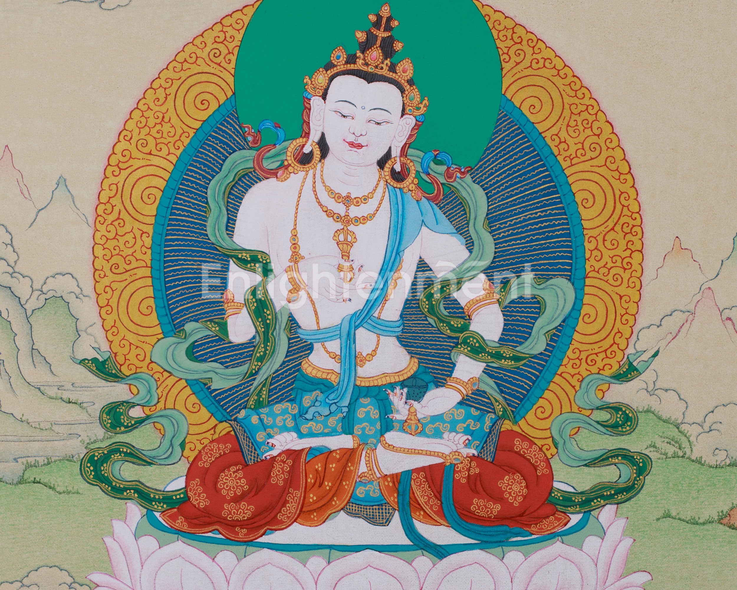 Dorje Sempa, Buddha of Purification | Tibetan Vajrasattva Thangka
