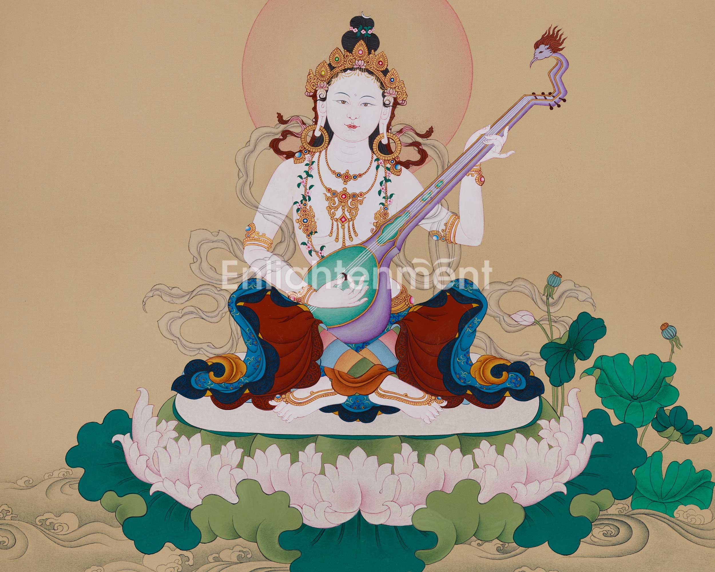 Goddess of Music, Saraswati | The Divine Embodiment of Wisdom, Arts, and Knowledge