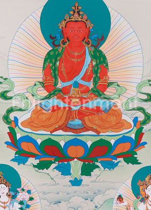 Divine Blessings of Longevity: Amitayus, White Tara, and Namgyalma