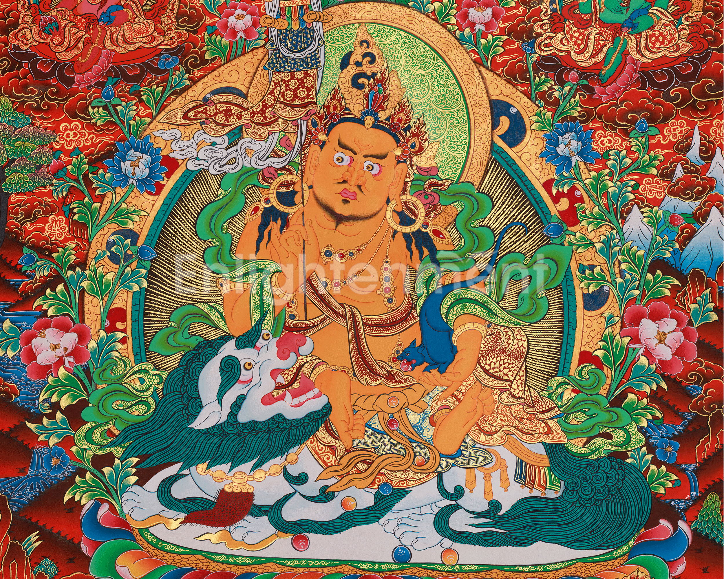 Namtoshe Wealth Deity Art | The Wealth God | God Vaishravana