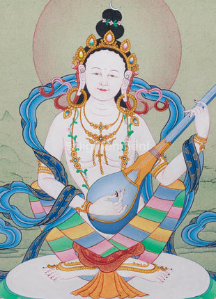 Wisdom Mother Saraswoti | Yangchenma Thangka