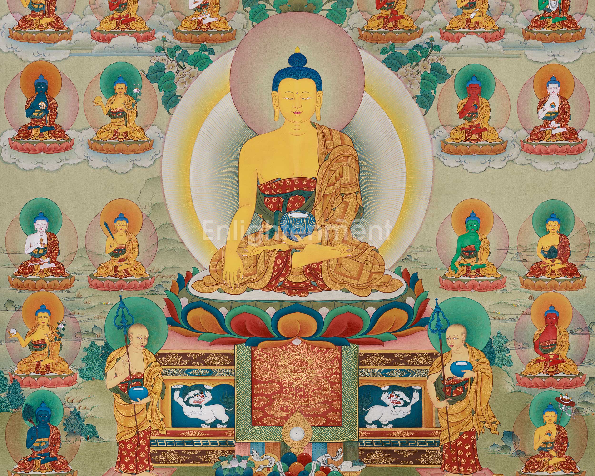 The Thirty-Five Confession Buddhas | Tapestry of Purification and Enlightenment