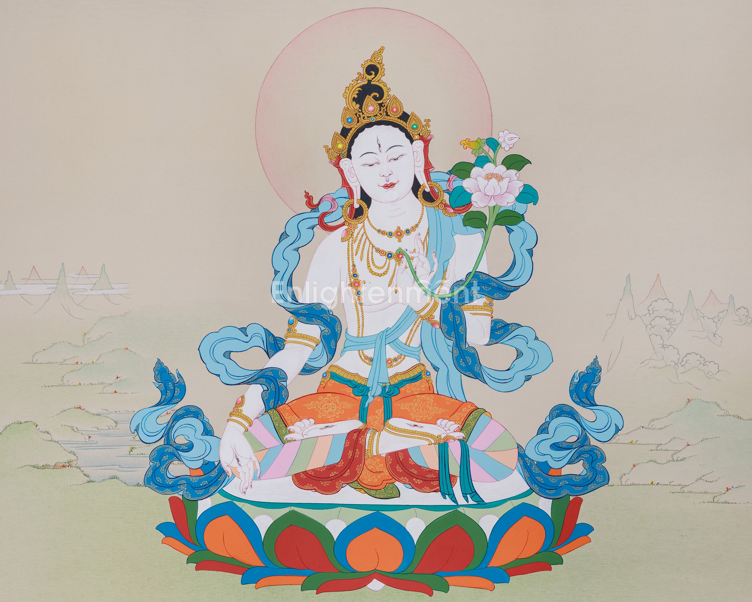 Sita Tara Thangka | Goddess of Compassion and Long Life