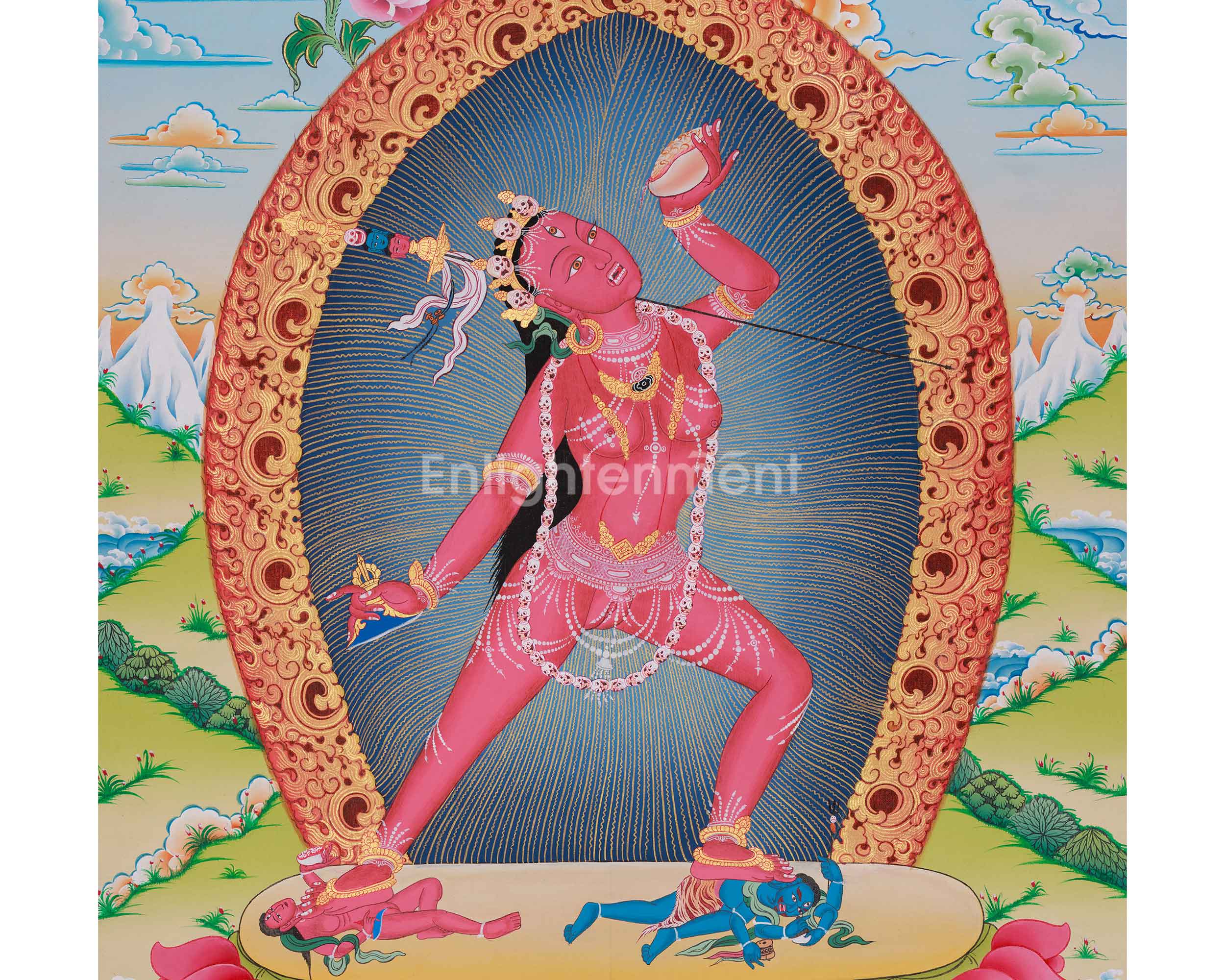 Tantric Vajrayogini Painting | Fierce Goddess of Liberation and Wisdom