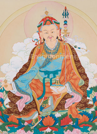 Precious Guru Padmasambhava Thangka  | Tantric Tibetan Buddhist Deity