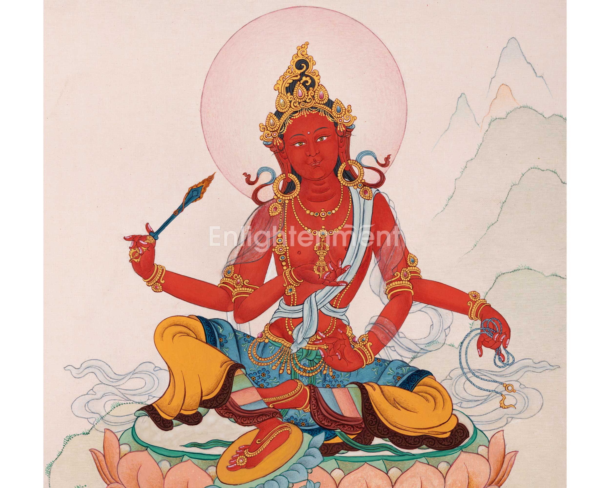 Trilokya Vijaya Tara | 21 Tara of Surya Gupta Thangka