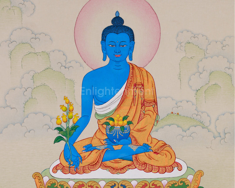 Small Medicine Buddha Thangka