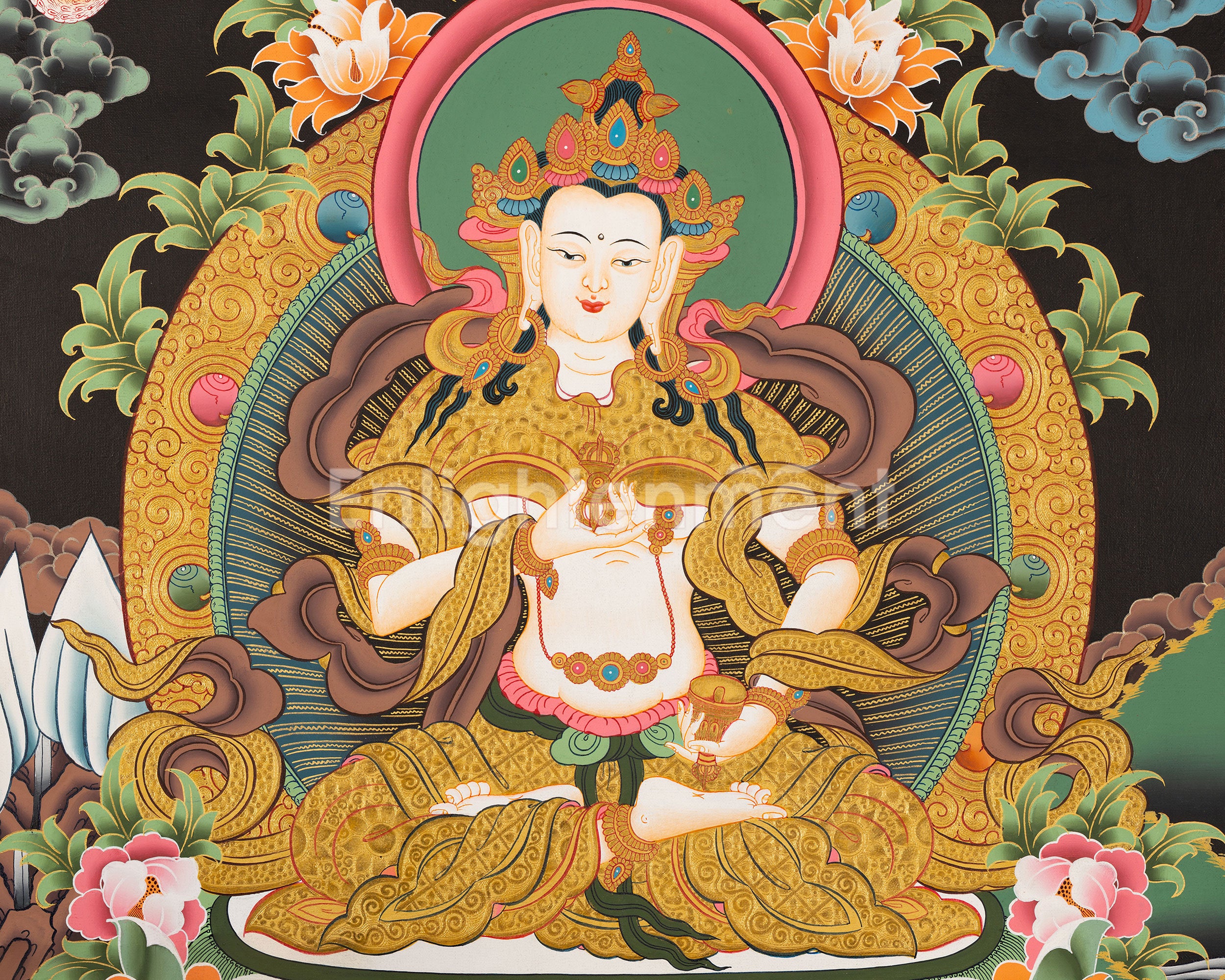 Vajrasattva Dorje Sempa | Handpainted Thangka | Religious Art