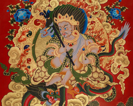 Guardian of Prosperity, White Dzambhala | Wealth Deity of Generosity and Protection