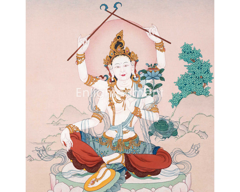 Samkusumita Tara  | 21 Tara of Surya Gupta Thangka