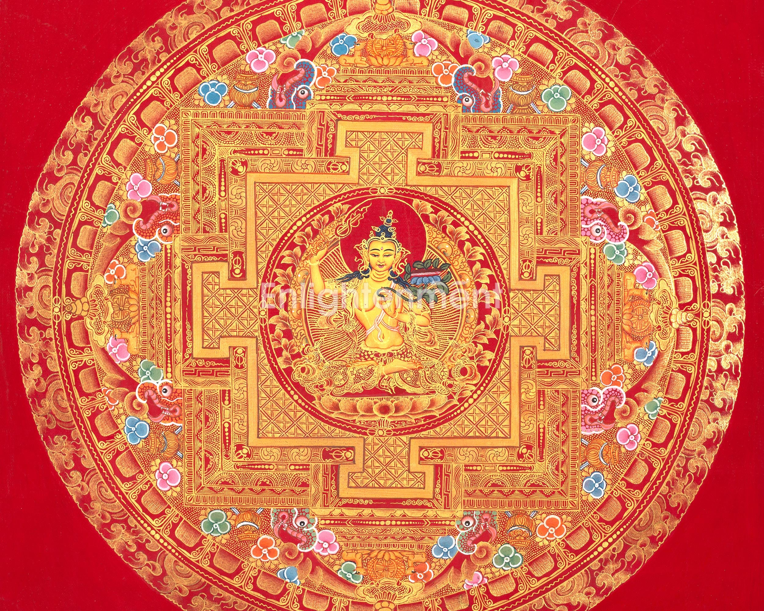Tibetan Shakyamuni Buddha Mandala | The Buddha of Wisdom and Enlightenment