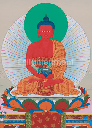 Red Buddha Amitabha | Symbol of Infinite Light and Compassion