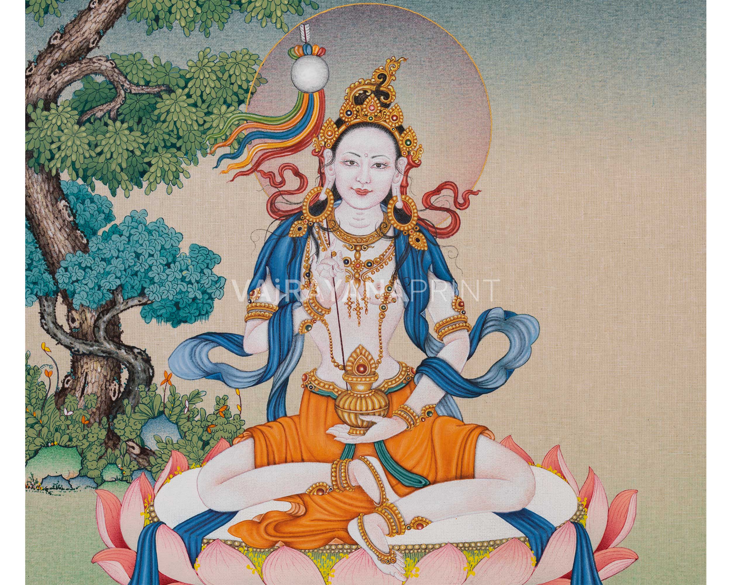Yeshe Tsogyal and Mandarva| Spiritual Consorts of Padmasambhava