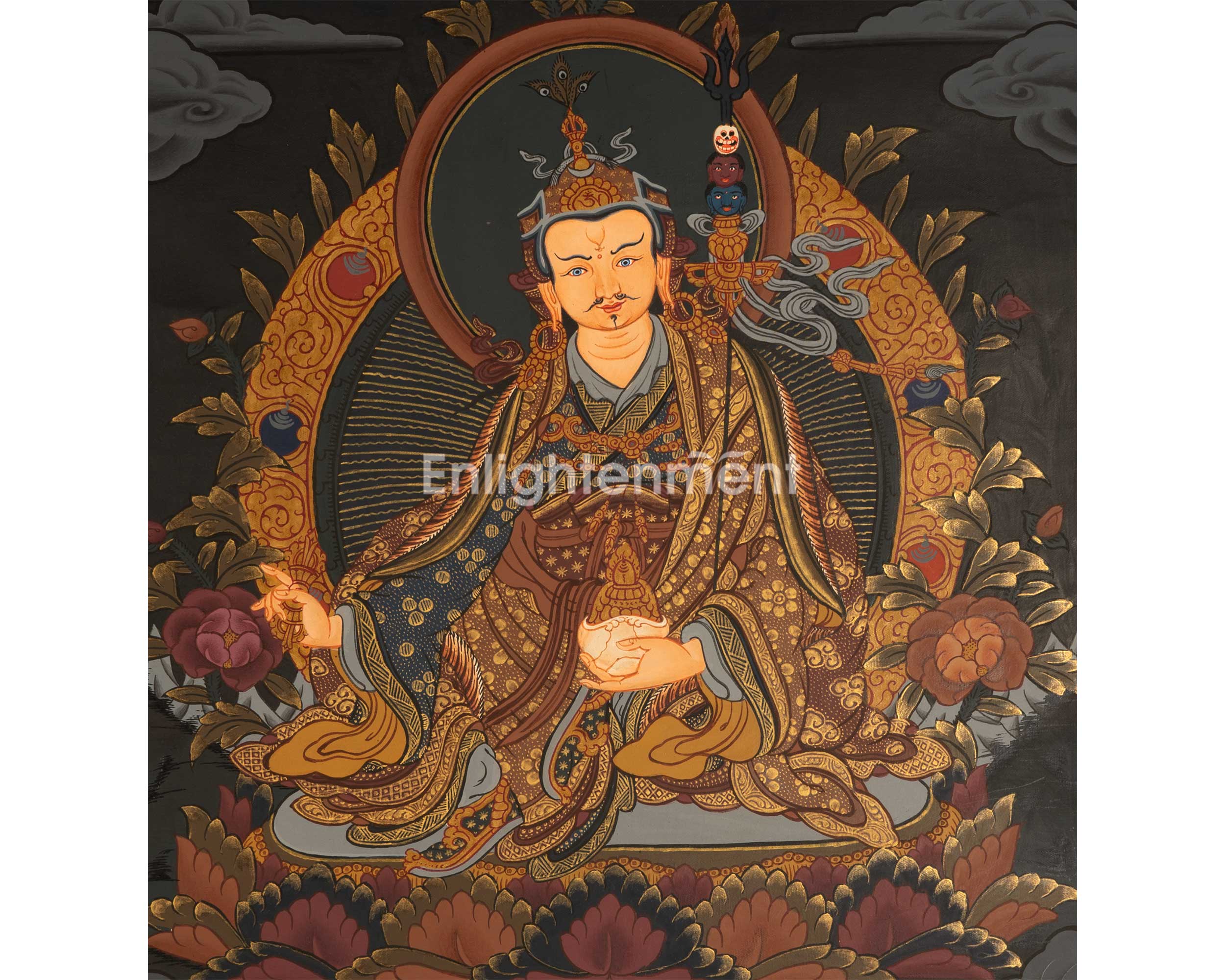 Sacred Bodhisattva Manjushri Painting | Tibetan Buddha of Wisdom