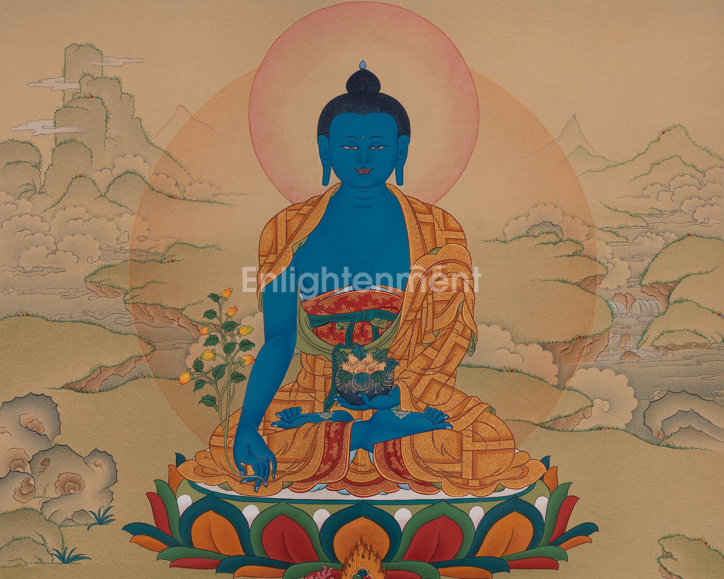 Sacred Medicine Buddha Art | Master of Healing | Inner Awakening