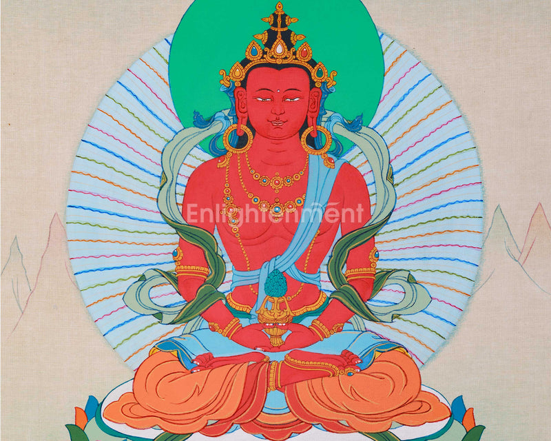 Small Amitayus Thangka